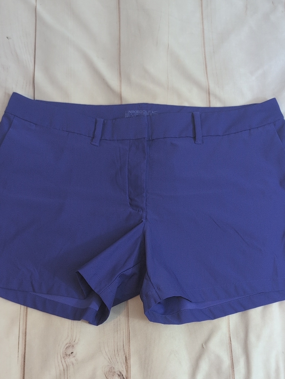 Nike Golf Women’s Size 16 Blue Dri-FIT Performance Golf Shorts Athletic